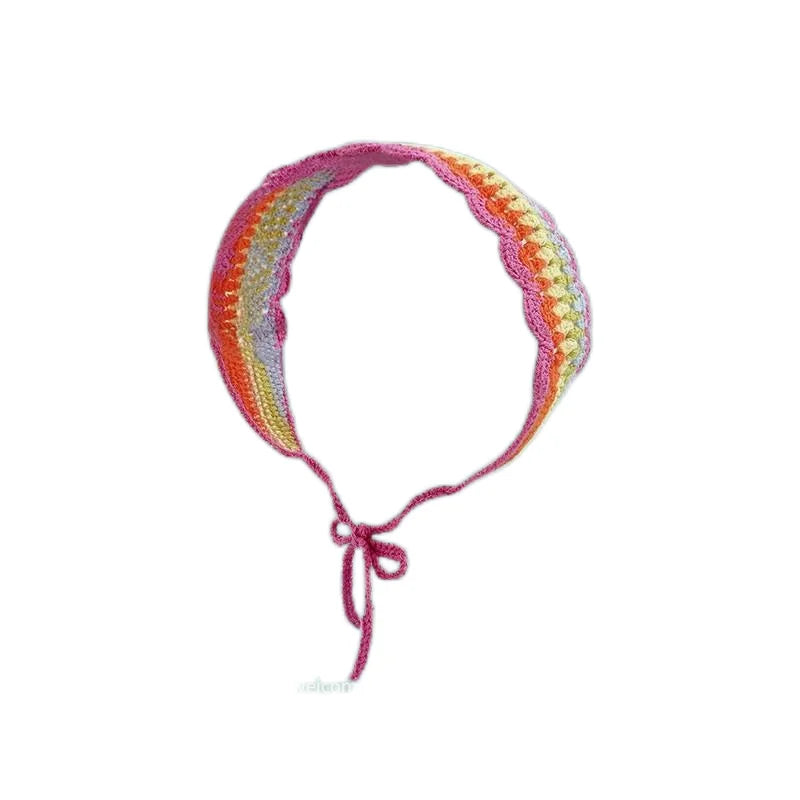 Crochet Mushroom Headband for Women