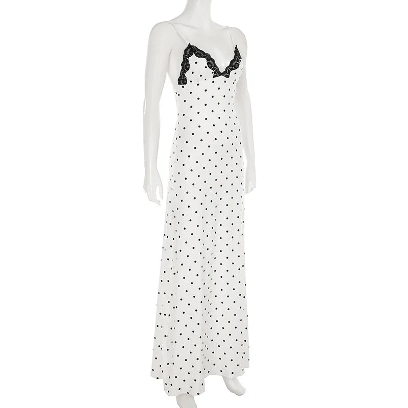 Tossy Lace Backless Maxi Dress