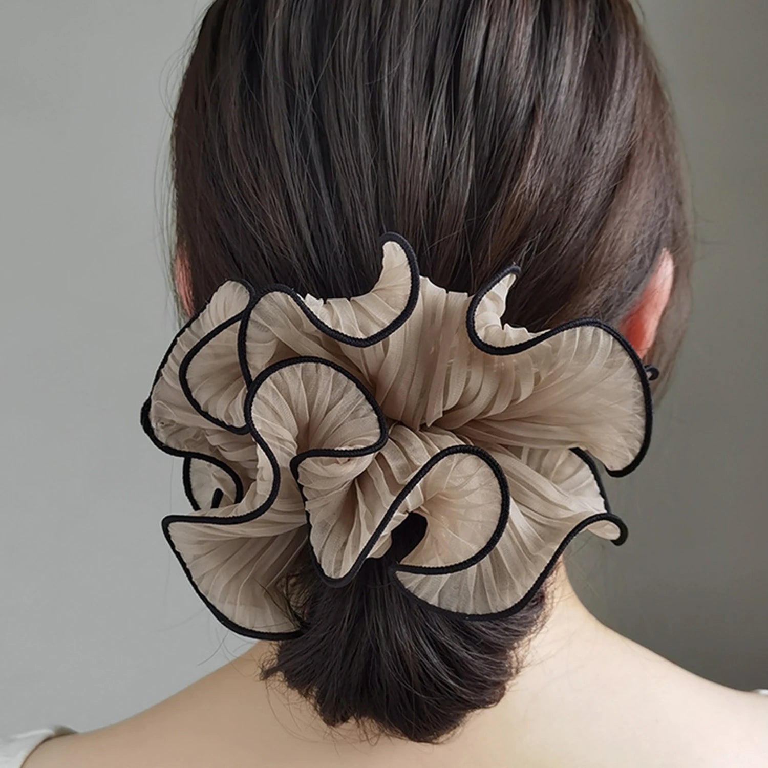 Korean-Style Big Scrunchies for Buns & Updos
