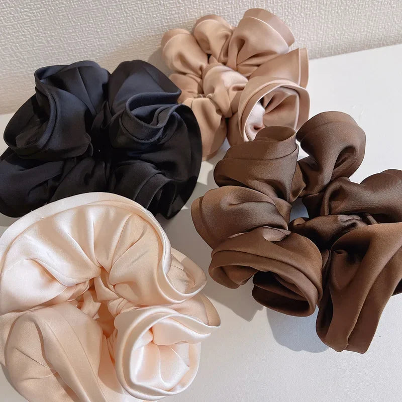 Elegant Large Scrunchie for Ponytails