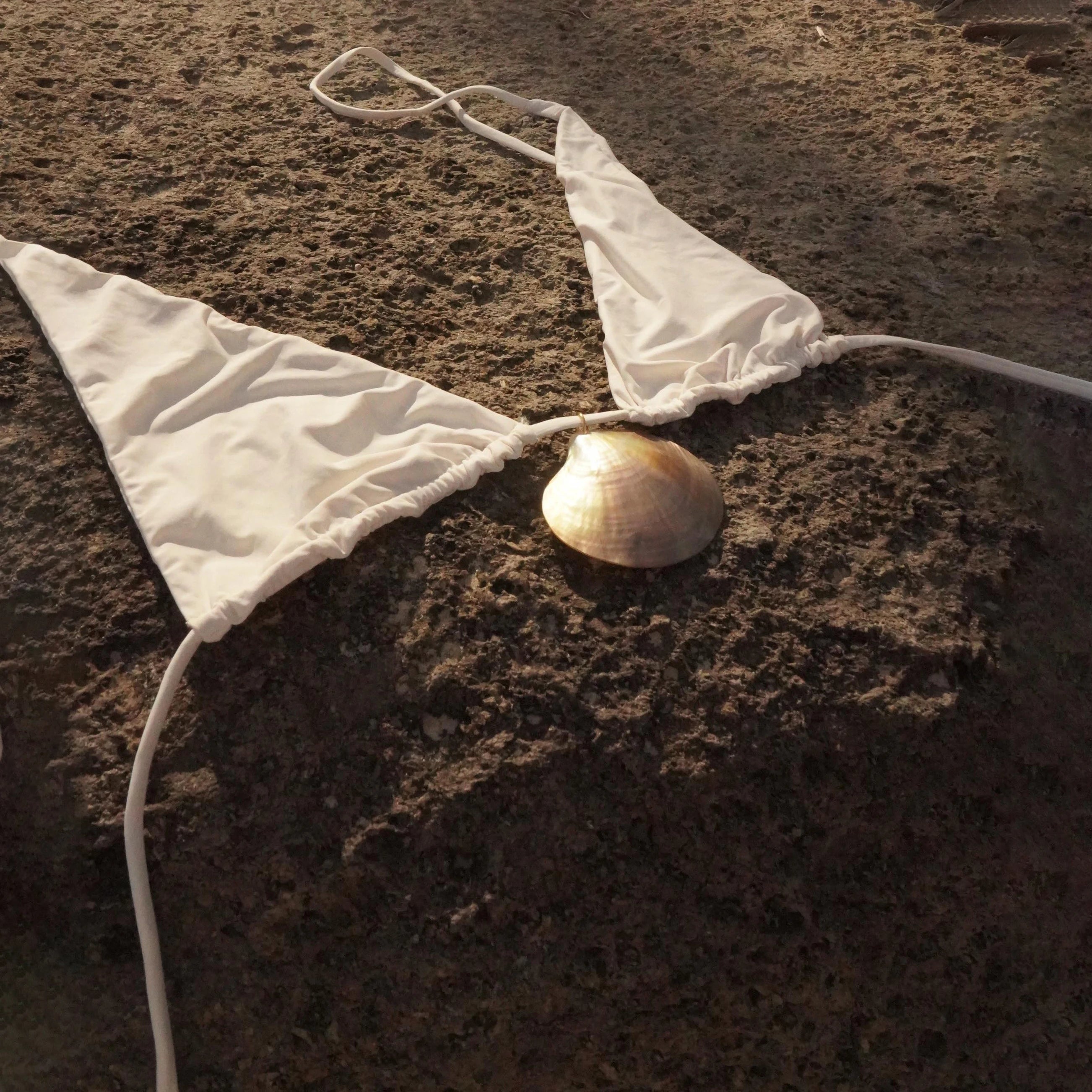 Women’s Bandeau Bikini – Shiny Halter Swimwear