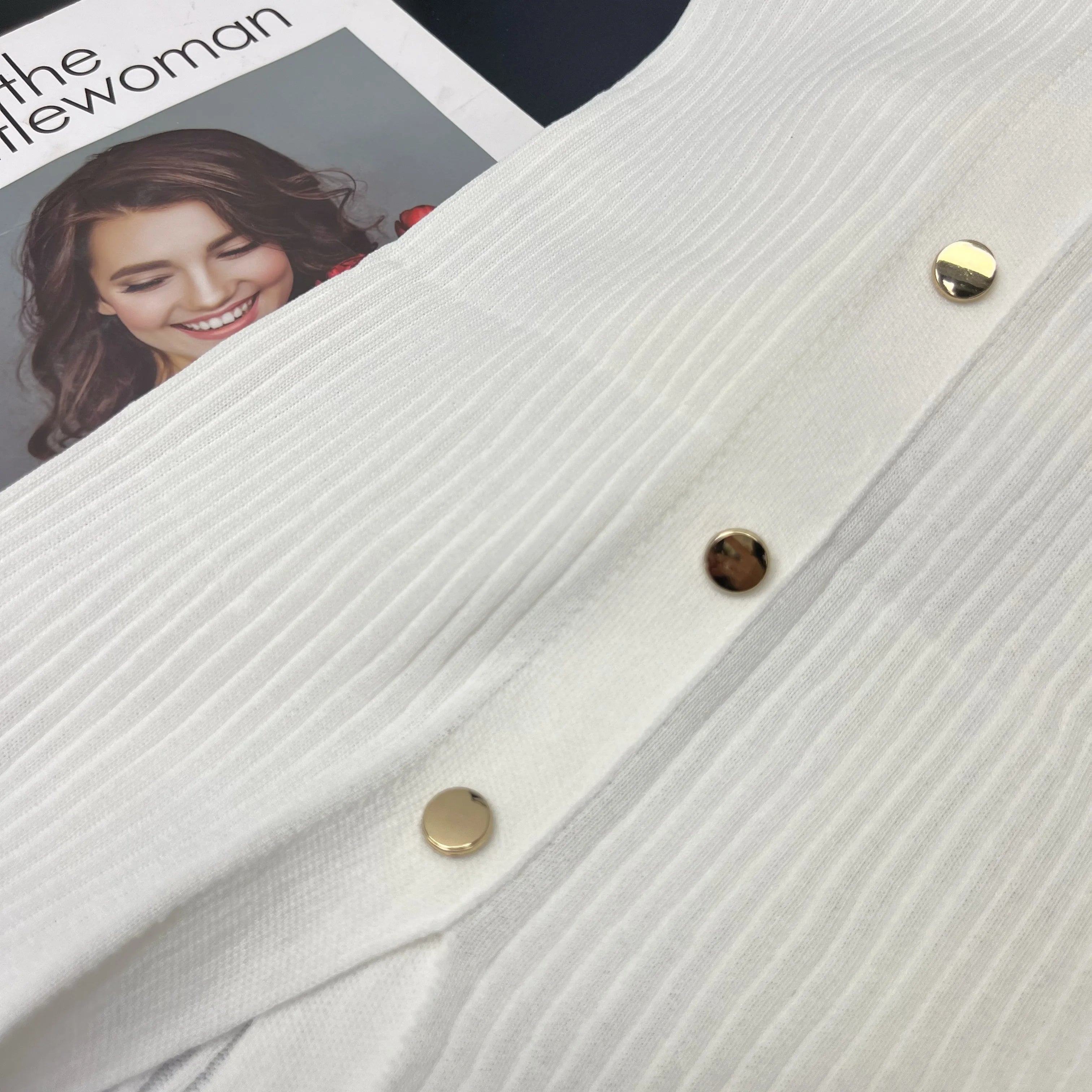 YuooMuoo Embroidered Knit Wrap Sweater Dress