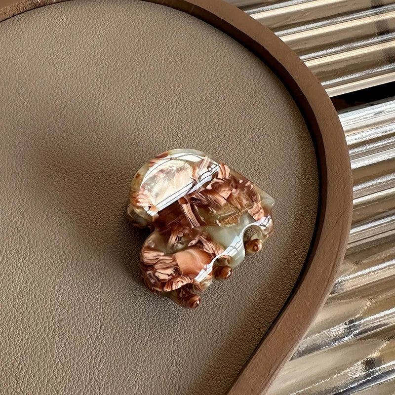 Small Heart-Shaped Claw Clips