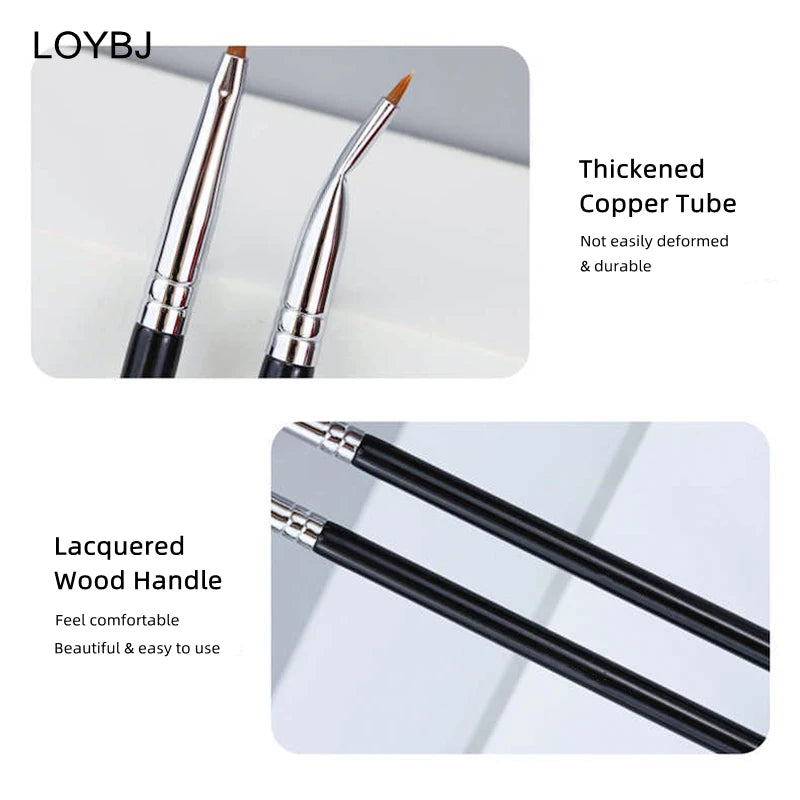 LOYBJ Bend Head Eyeliner & Concealer Brush