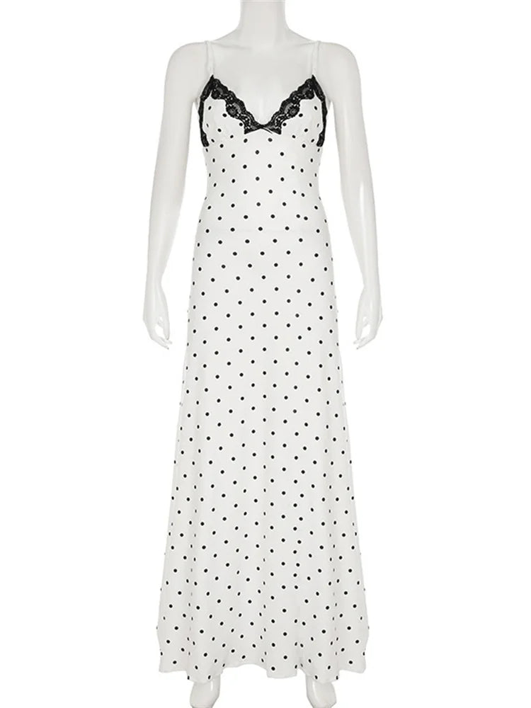 Tossy Lace Backless Maxi Dress