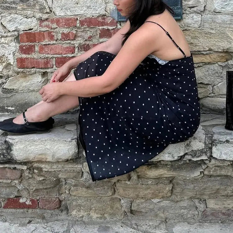 Tossy Lace Backless Maxi Dress