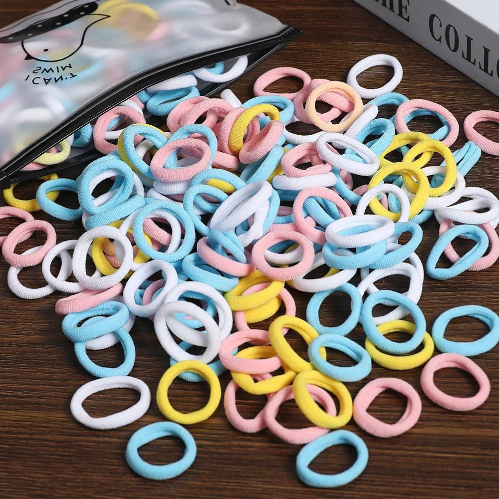 Seamless Elastic Hair Ties (50pcs)