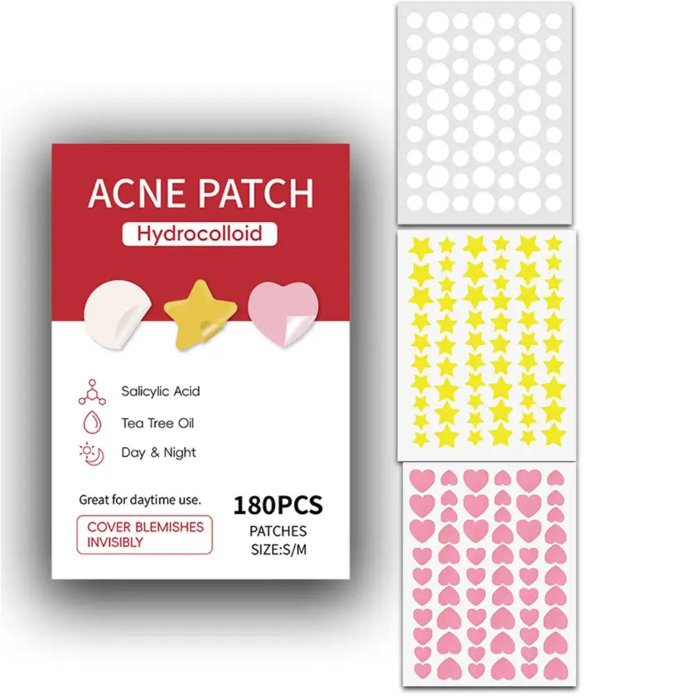 360pcs Colorful Invisible Anti-Acne Hydrocolloid Patches