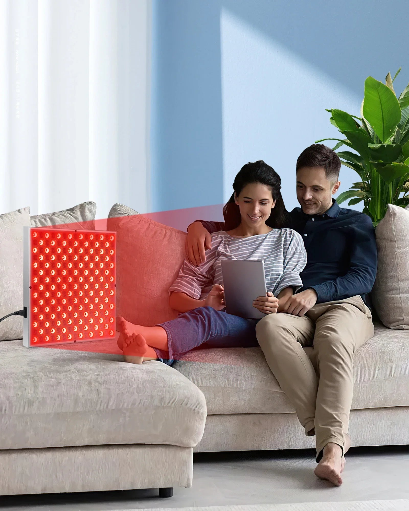 45W Red Light Therapy Panel – 225 LED Anti-Aging & Pain Relief Lamp