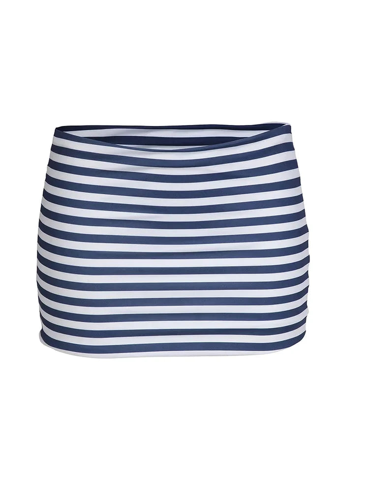 Triangle Striped Micro Bikini