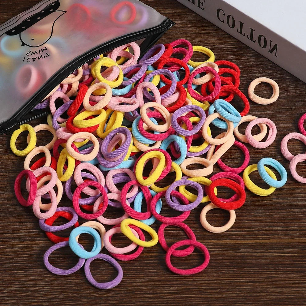 Seamless Elastic Hair Ties (50pcs)