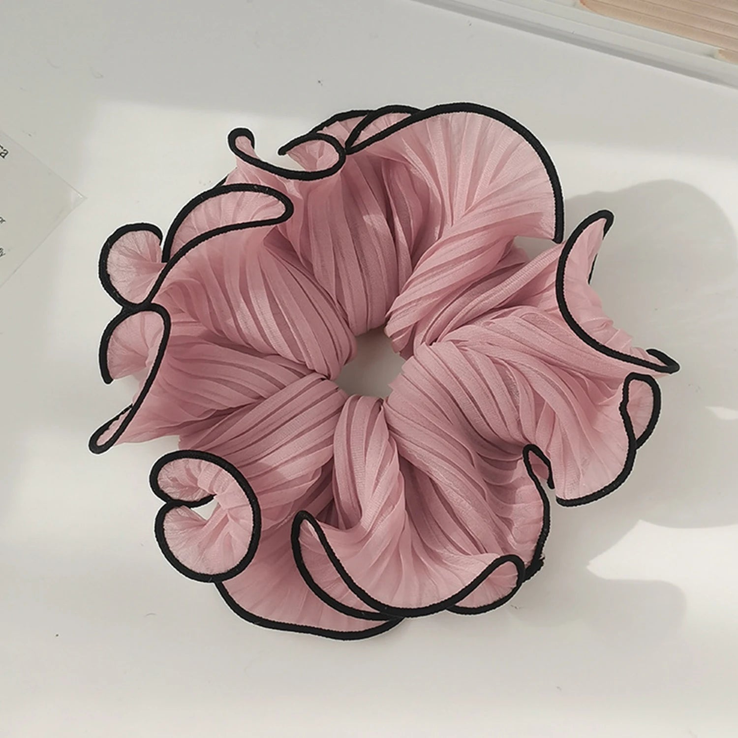 Korean-Style Big Scrunchies for Buns & Updos