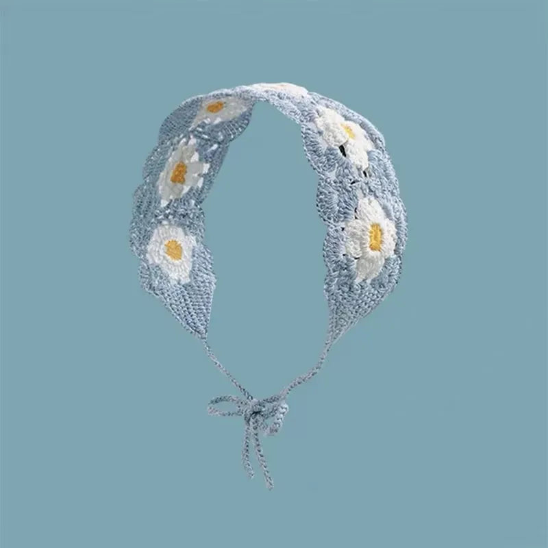 Crochet Mushroom Headband for Women