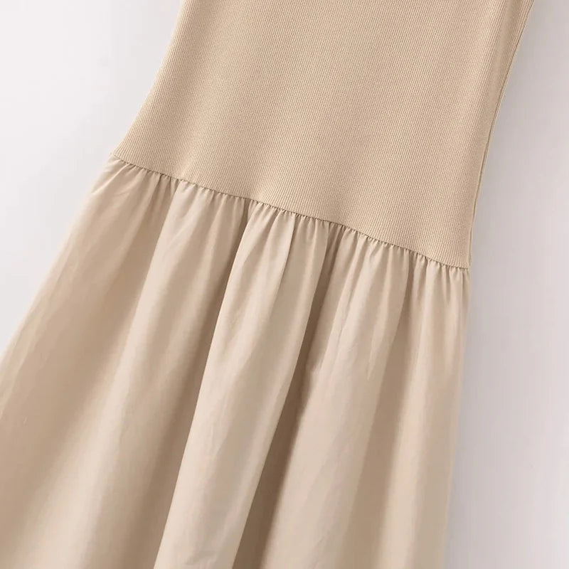 TRAF Y2K Sleeveless Long Dress