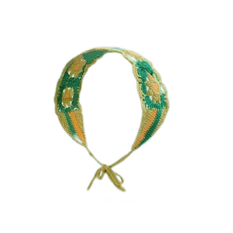 Crochet Mushroom Headband for Women