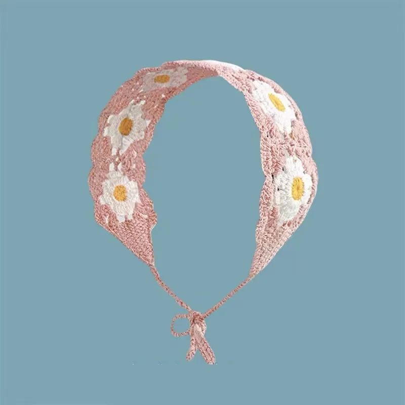 Crochet Mushroom Headband for Women