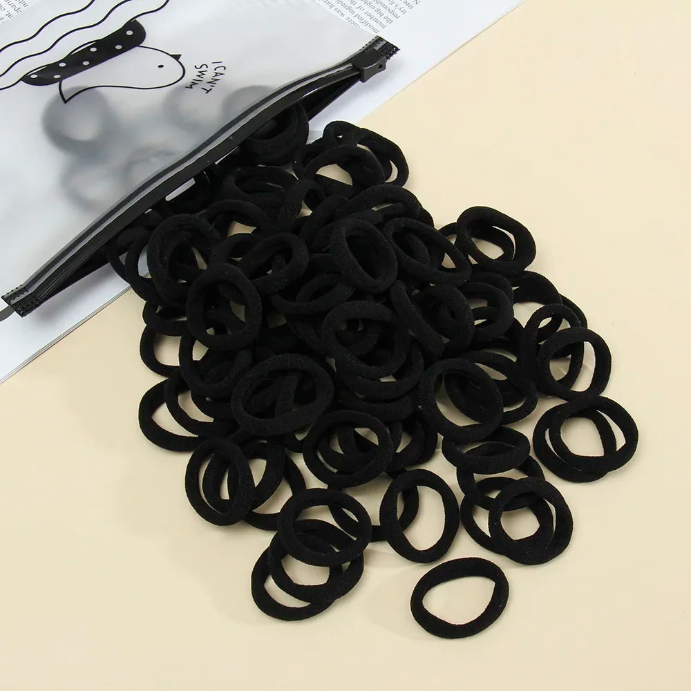Seamless Elastic Hair Ties (50pcs)